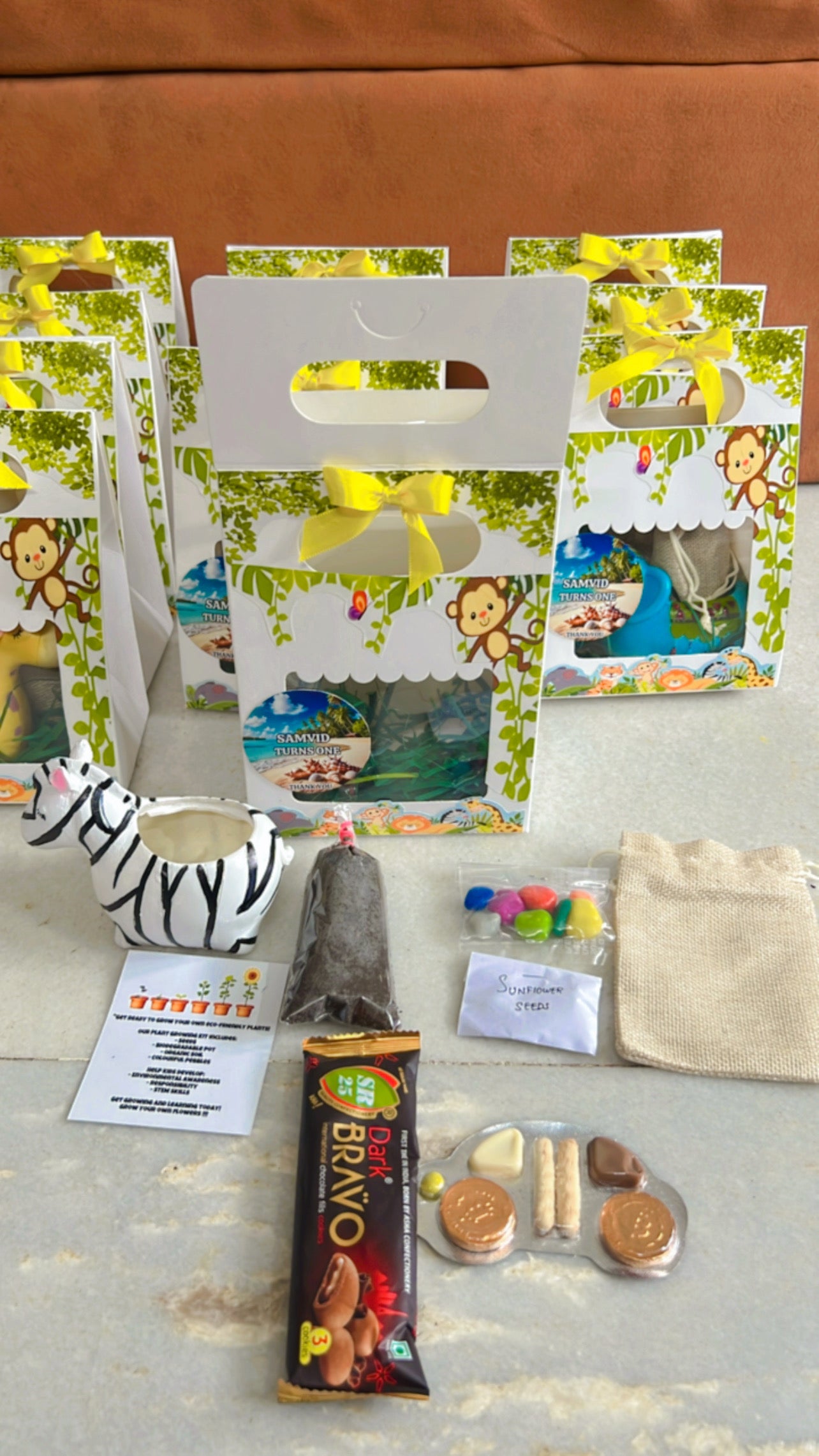 Diy planter Hamper
