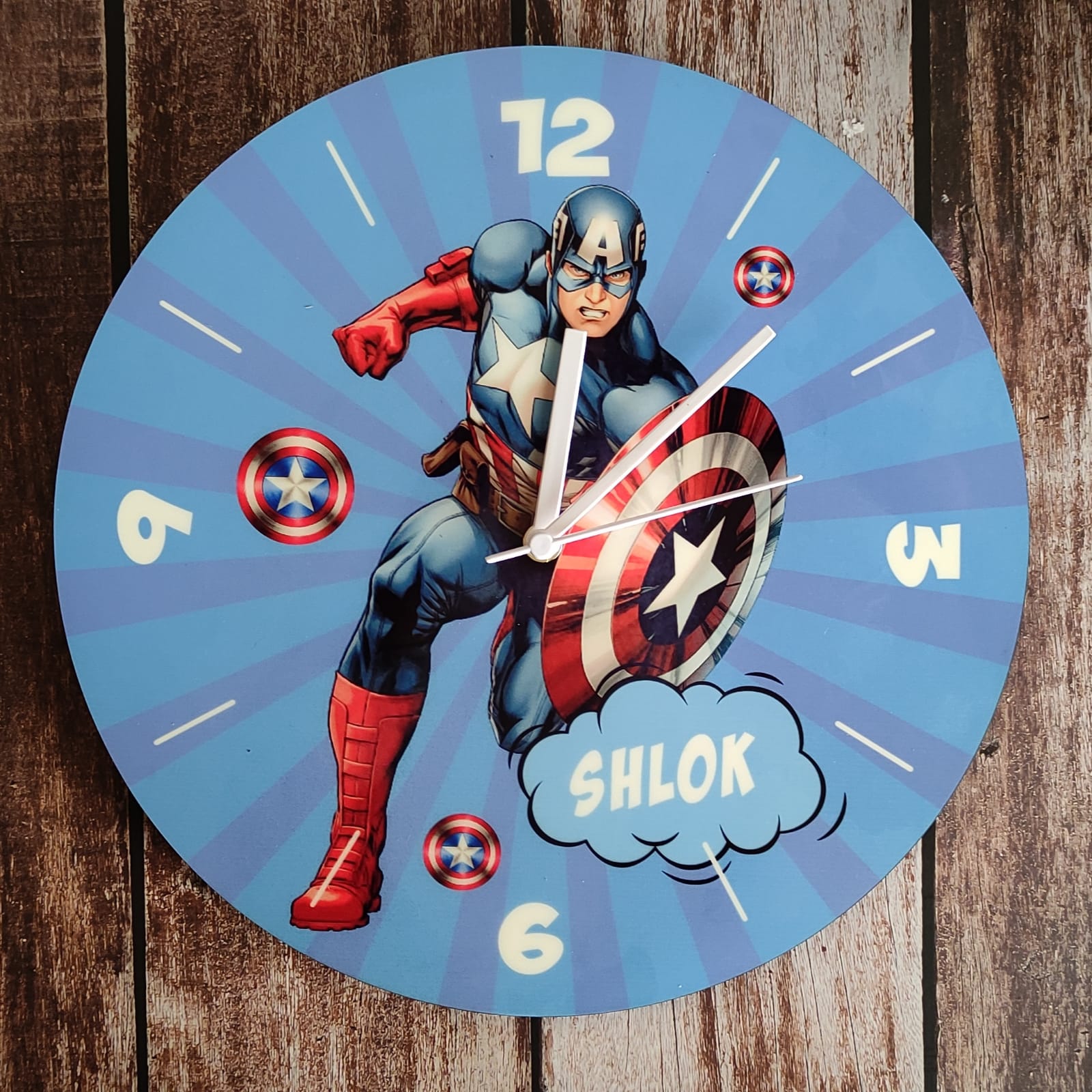 Avenger Personalised wall clock