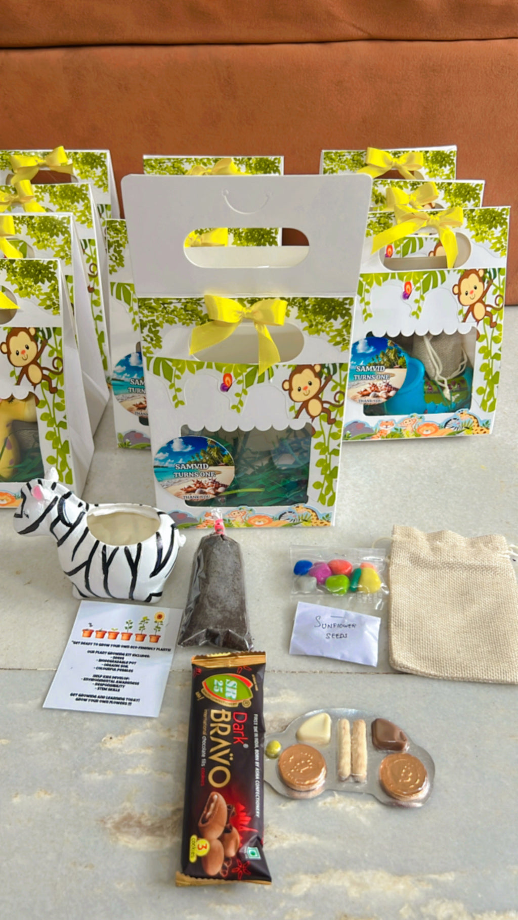 Diy planter Hamper