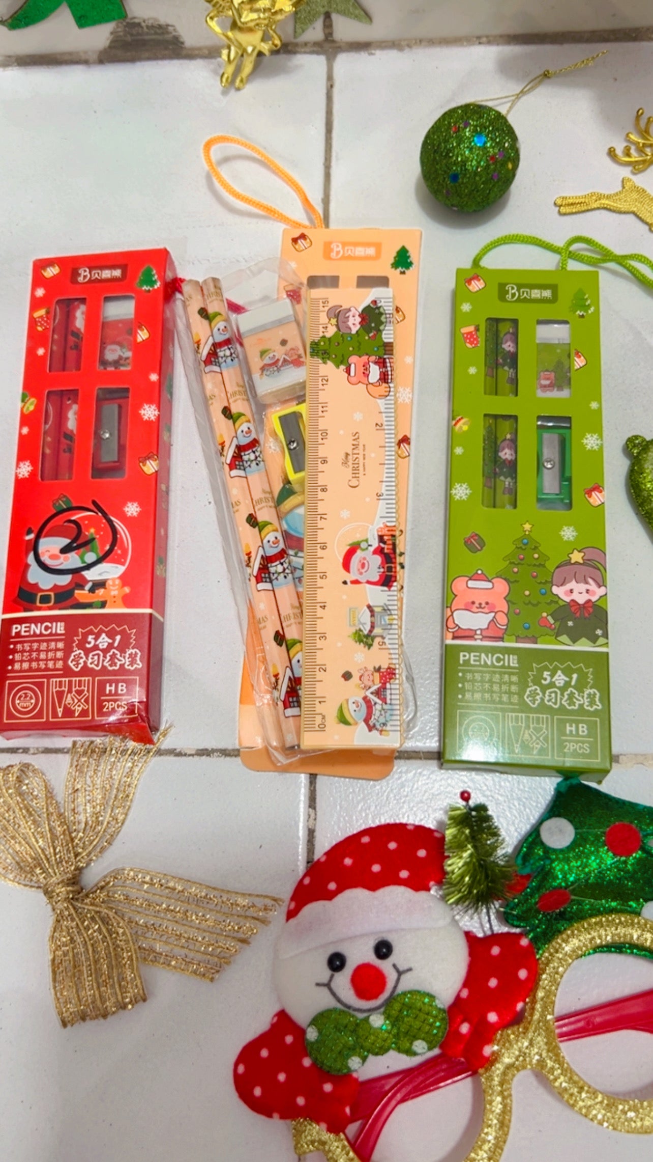 Christmas small Stationery set