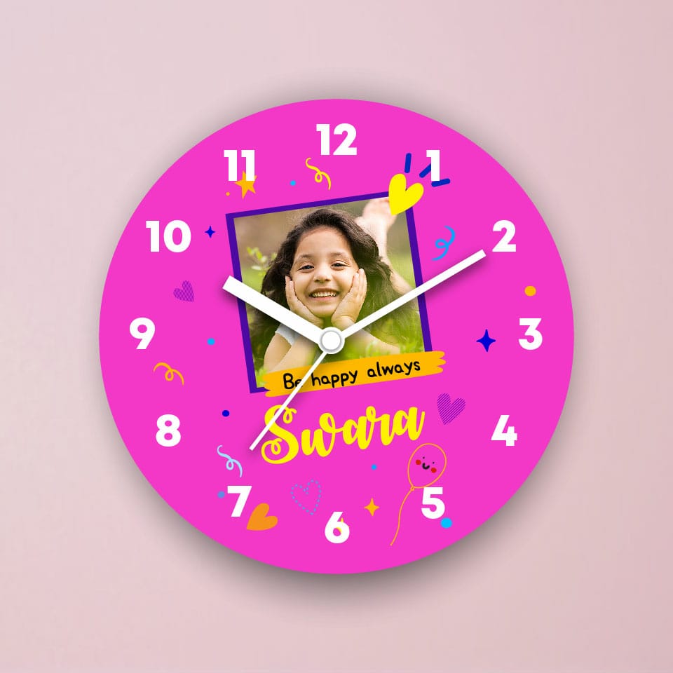 Personalised wall clock