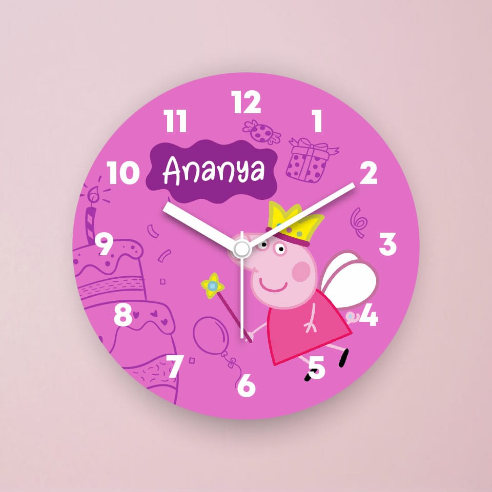 Personalised wall clock