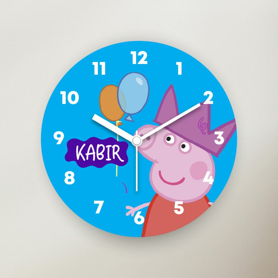 Personalised wall clock