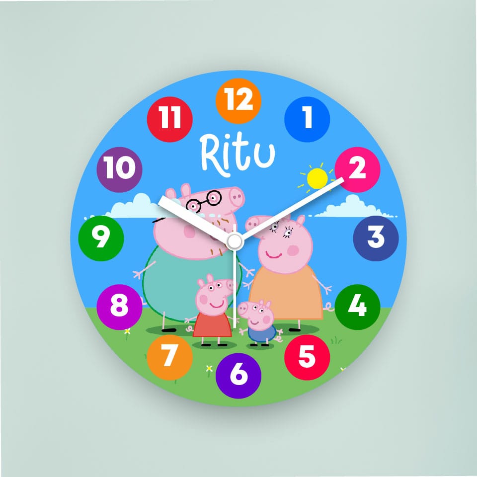 Personalised wall clock