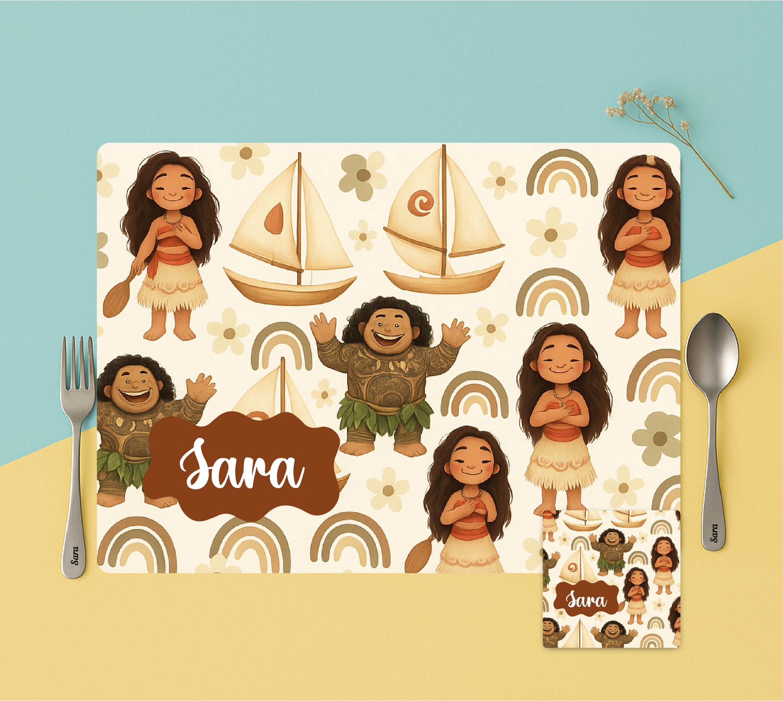 Personalized mat set combo