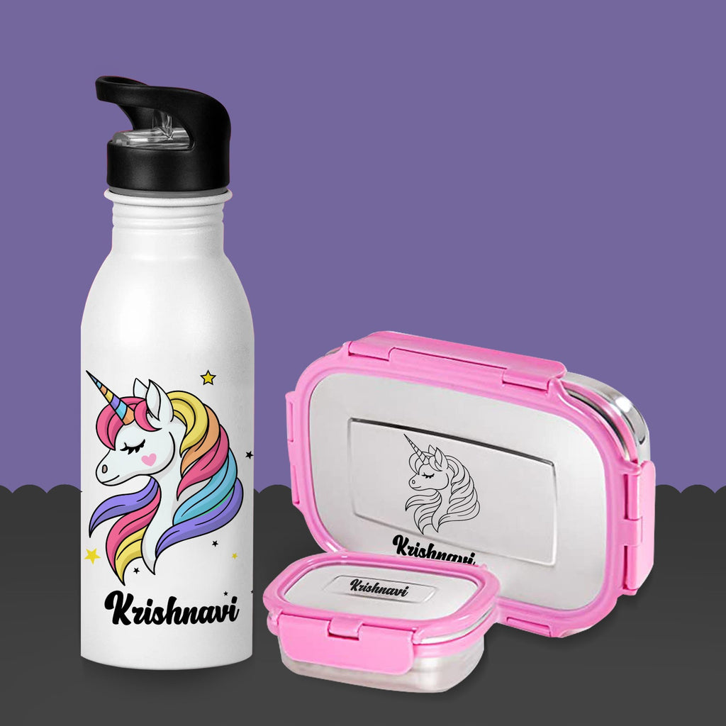 Personalised sipper and  viego tiffin combo