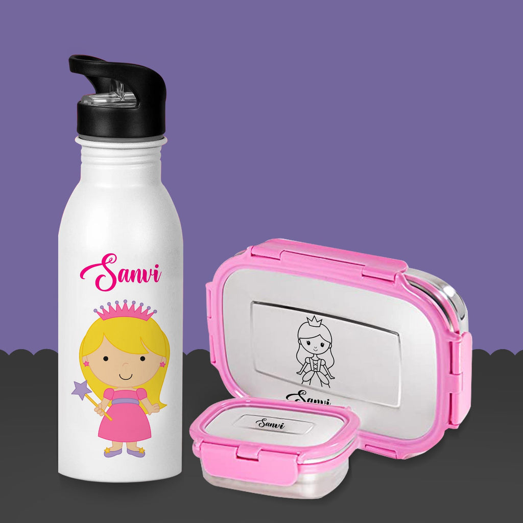 Personalised sipper and  viego tiffin combo