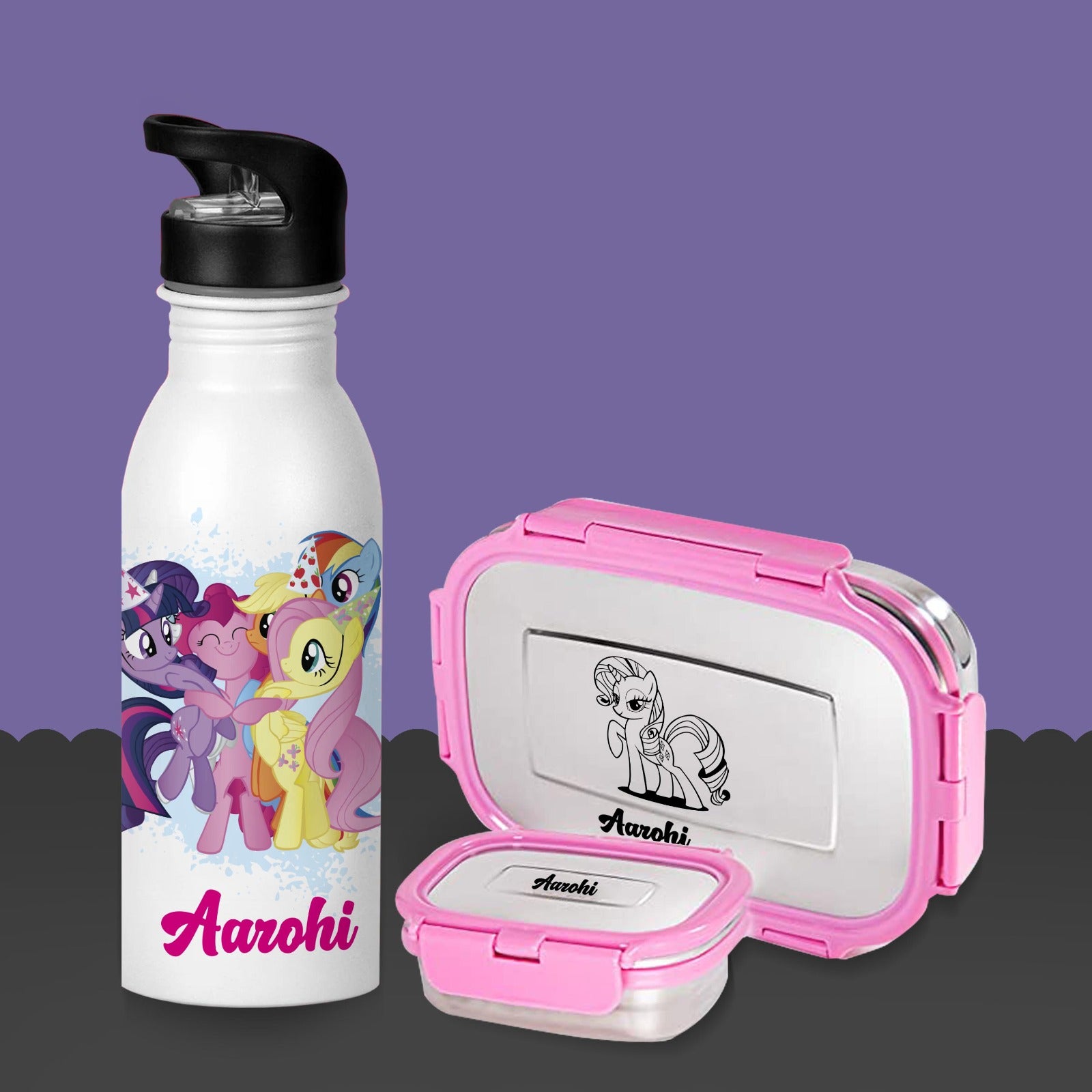 Personalised sipper and  viego tiffin combo
