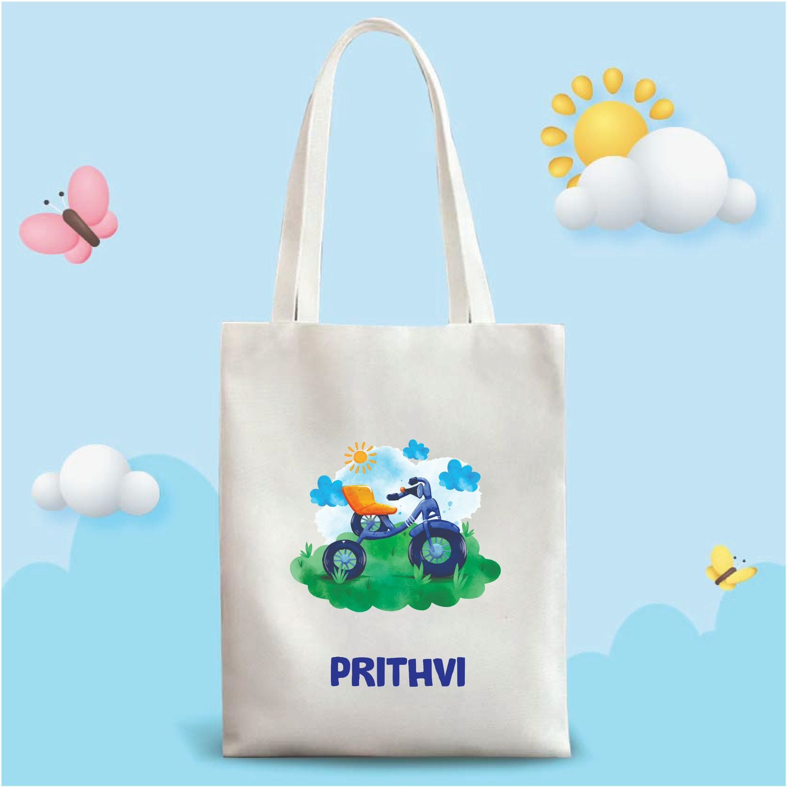 Personalized Kids Tote Bag