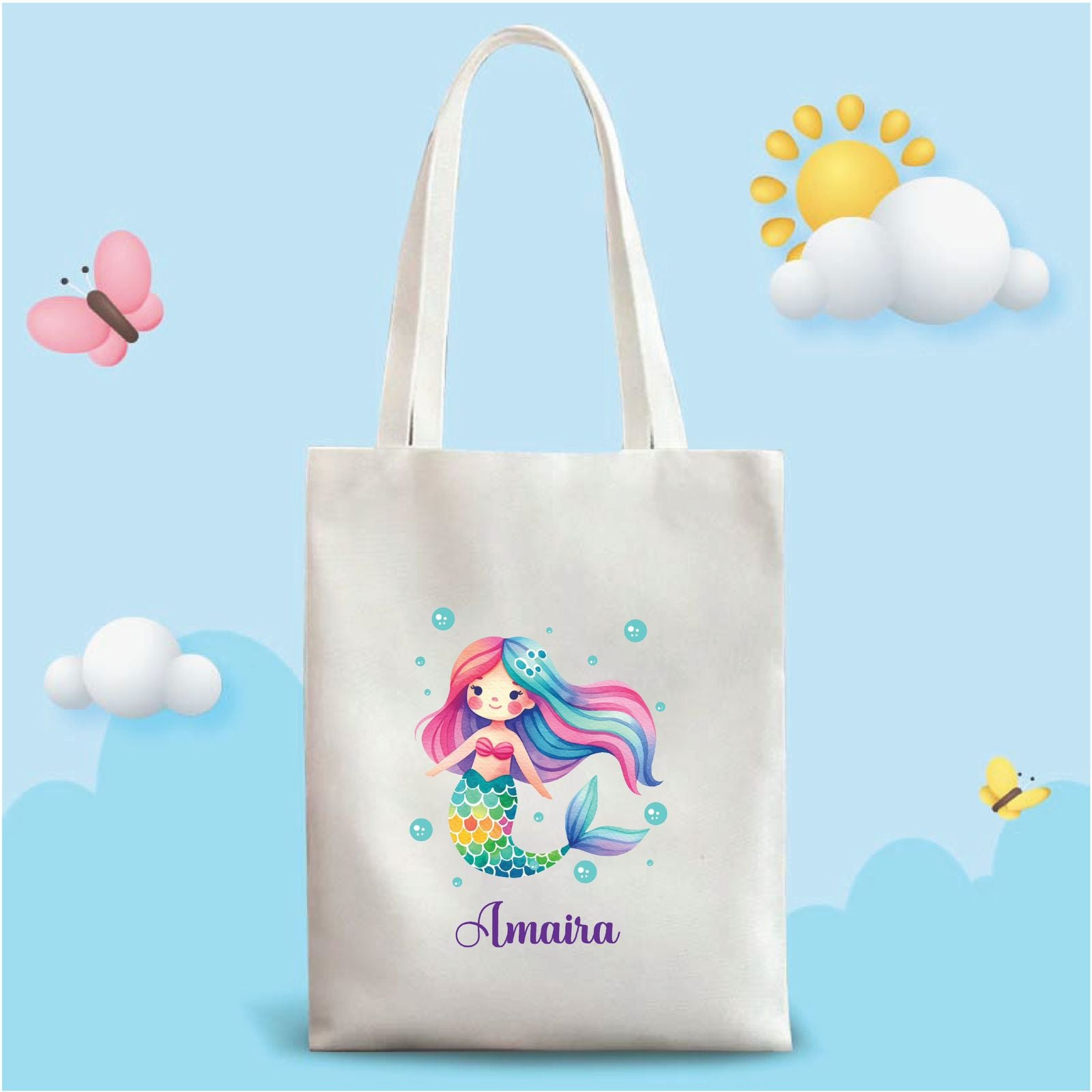 Personalized Kids Tote Bag