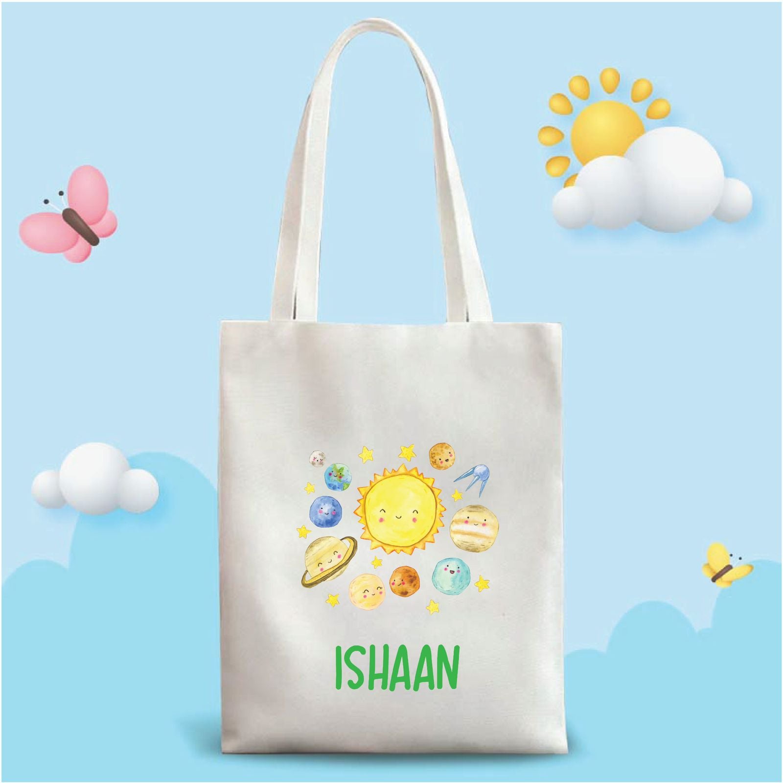 Personalized Kids Tote Bag