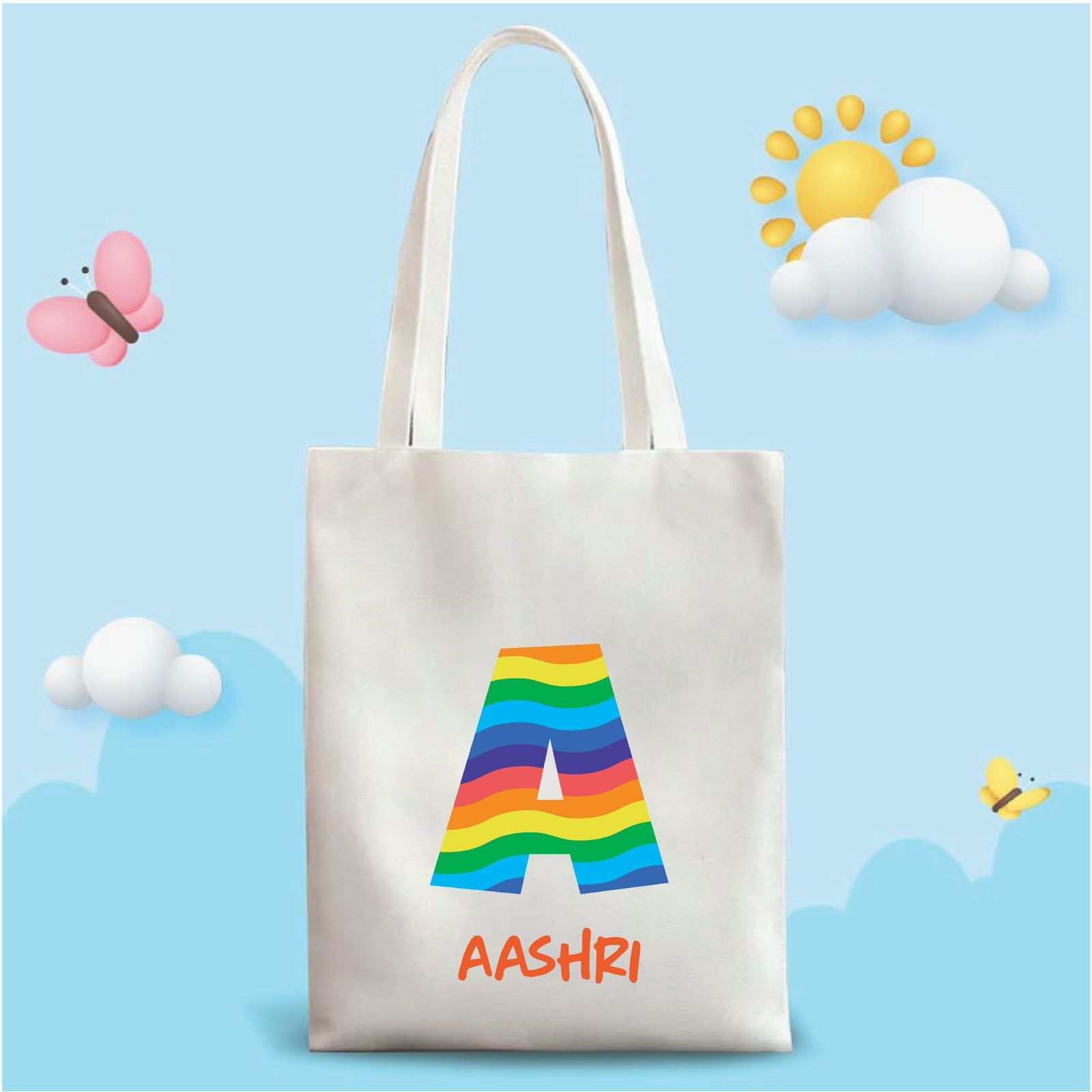Personalized Kids Tote Bag