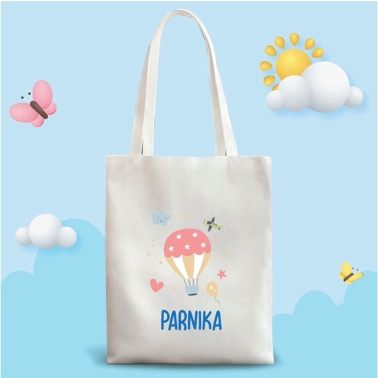 Personalized Kids Tote Bag