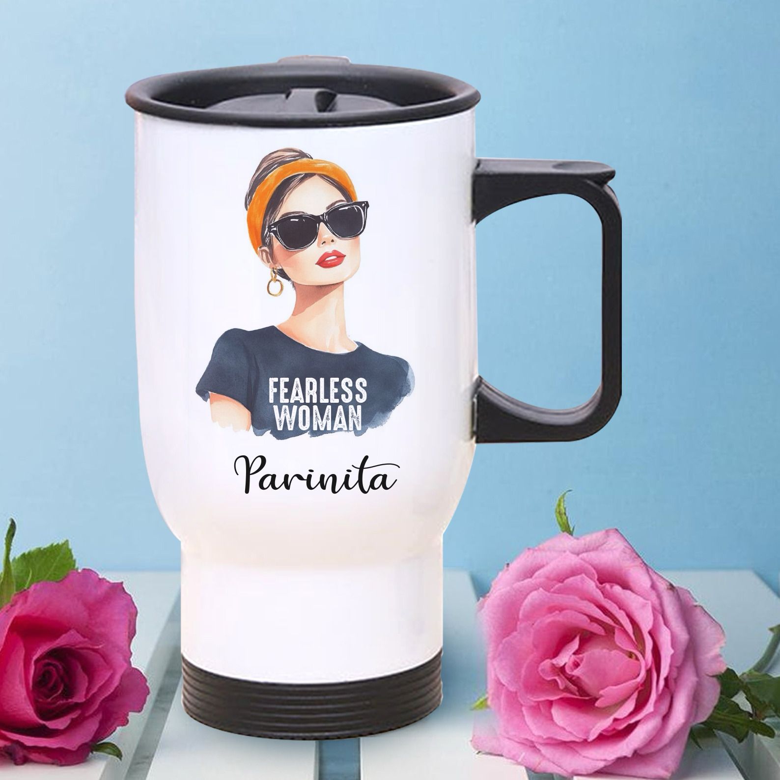 Personalised travel mug