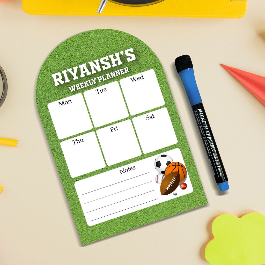 Fridge Magnetic Weekly Planner for Kids!