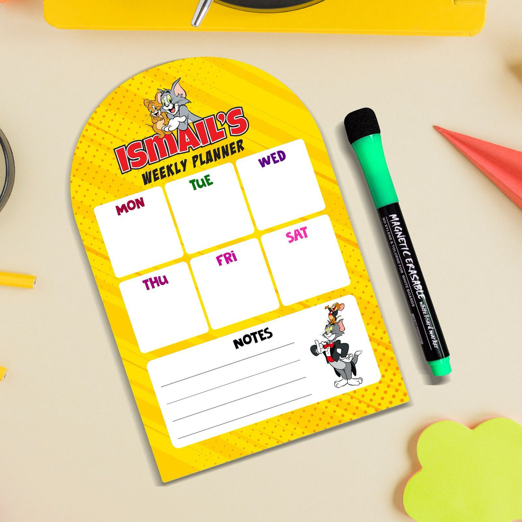 Fridge Magnetic Weekly Planner for Kids!