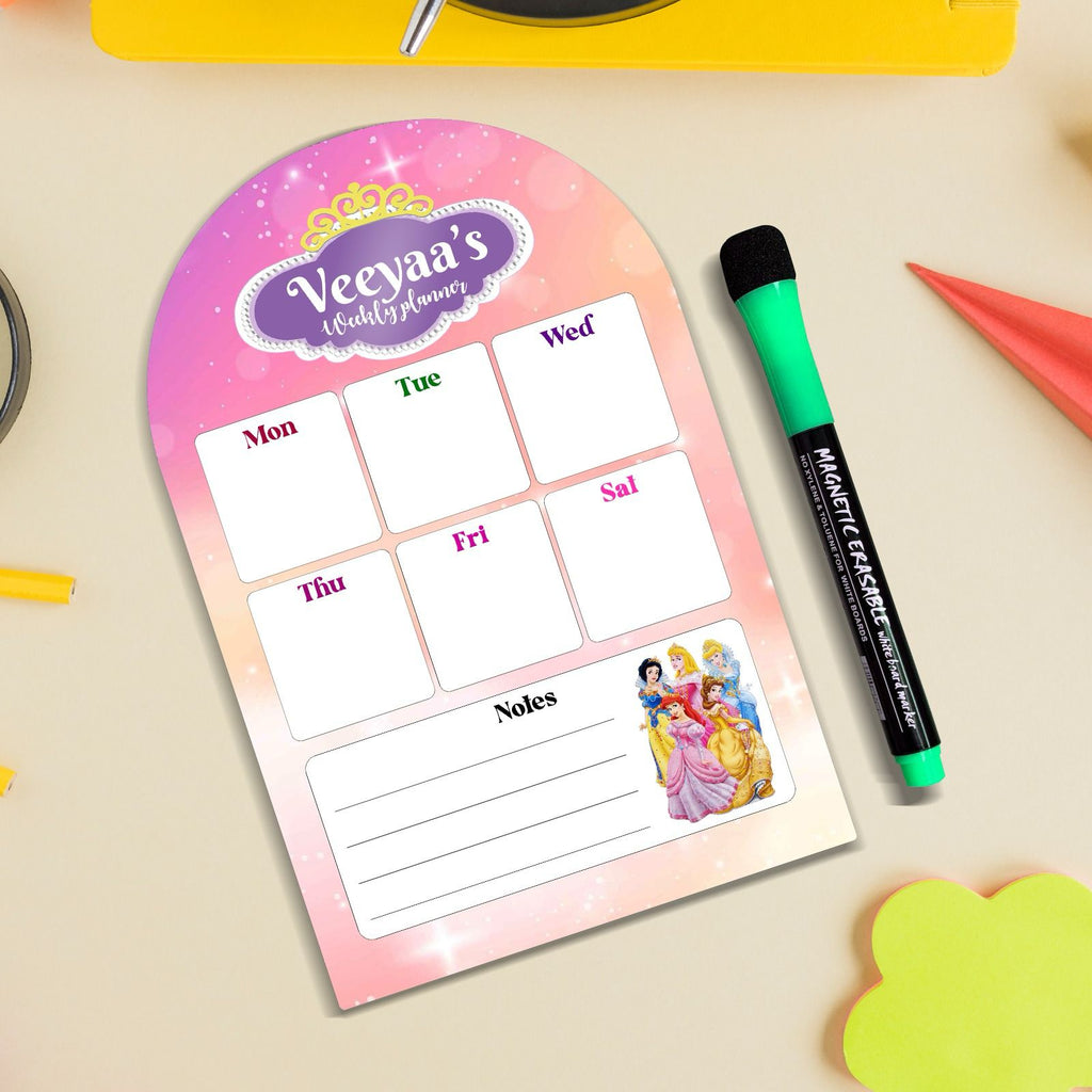 Fridge Magnetic Weekly Planner for Kids!