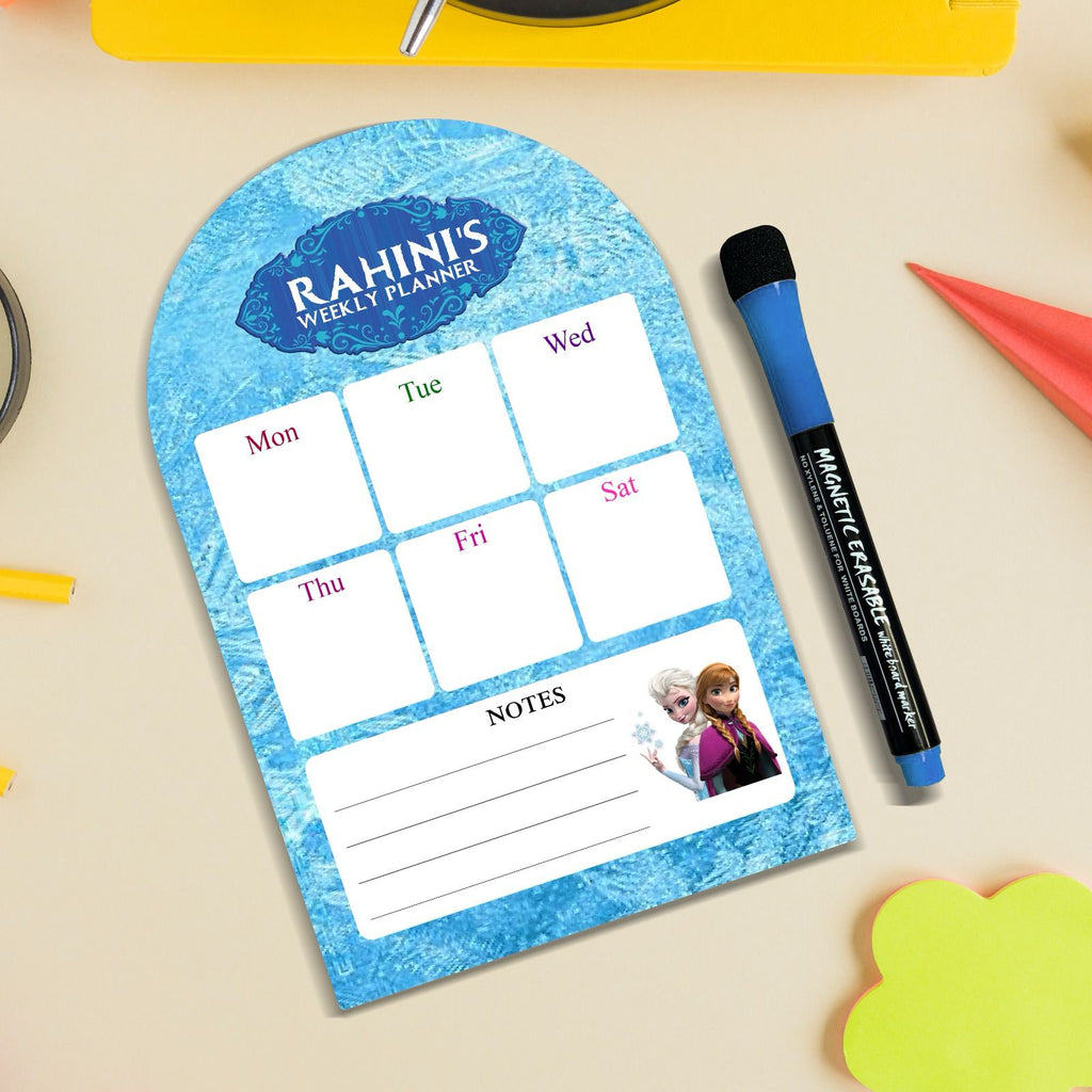 Fridge Magnetic Weekly Planner for Kids!