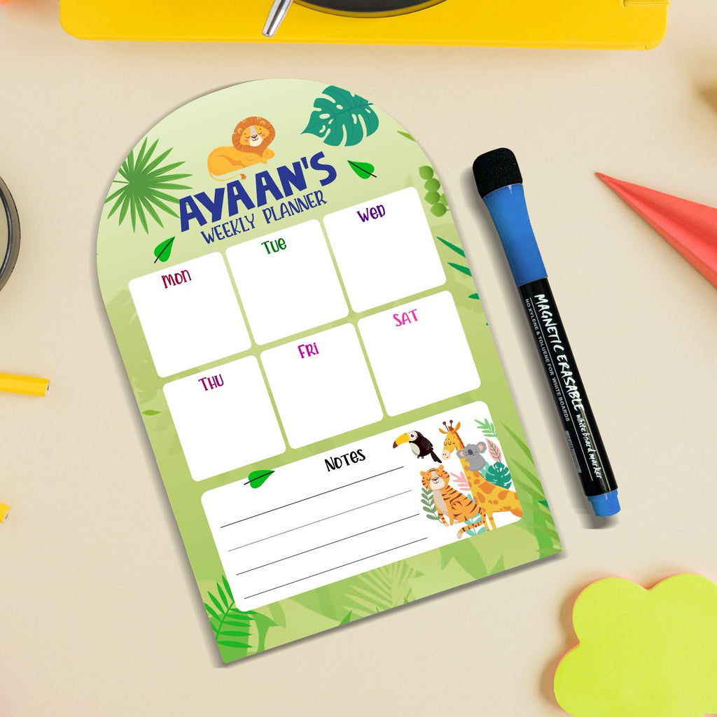 Fridge Magnetic Weekly Planner for Kids!