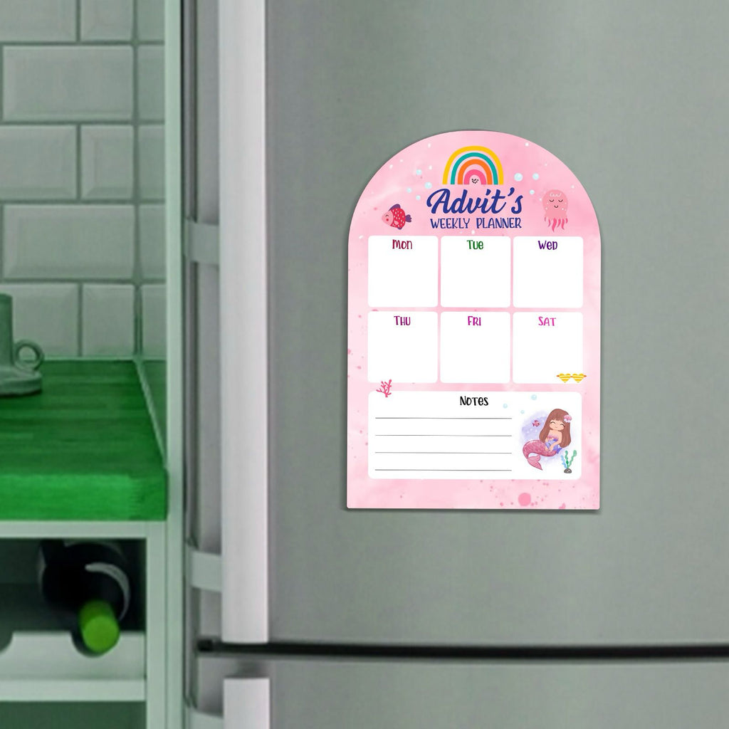 Fridge Magnetic Weekly Planner for Kids!